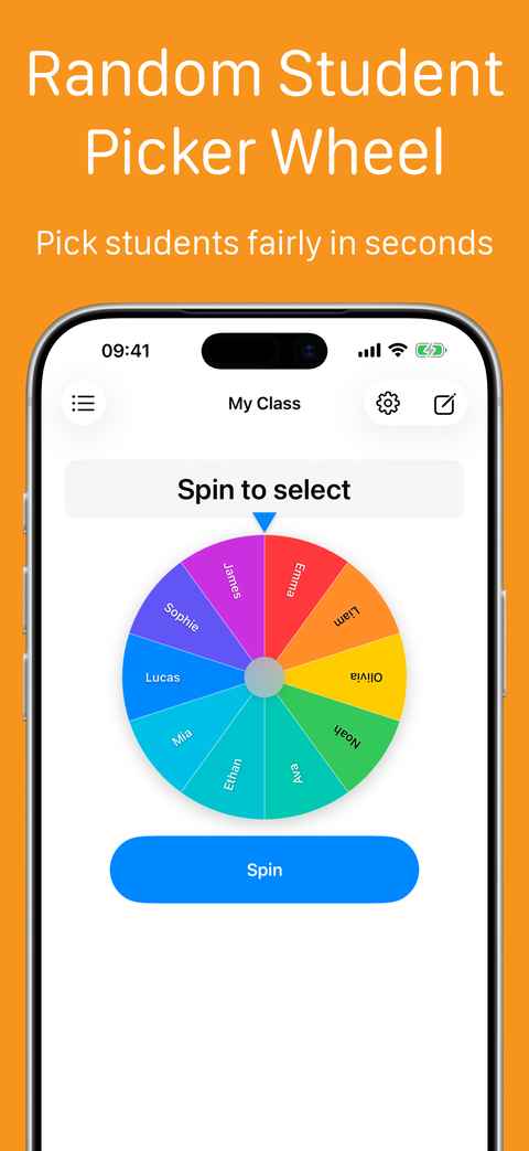 Spin to select